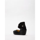 Fly London YOLG Black Wedge Sandals Women - 3