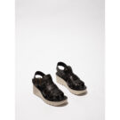 Fly London YUUD Nero Sandali con zeppa Donna - 2