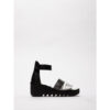 Fly London BONO Nero Sandali con zeppa Donna
