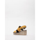Fly London BAIF Giallo Sandali con zeppa Donna - 3