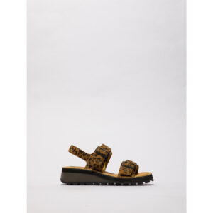 Fly London  HEIF  Giallo Sandali con zeppa Donna