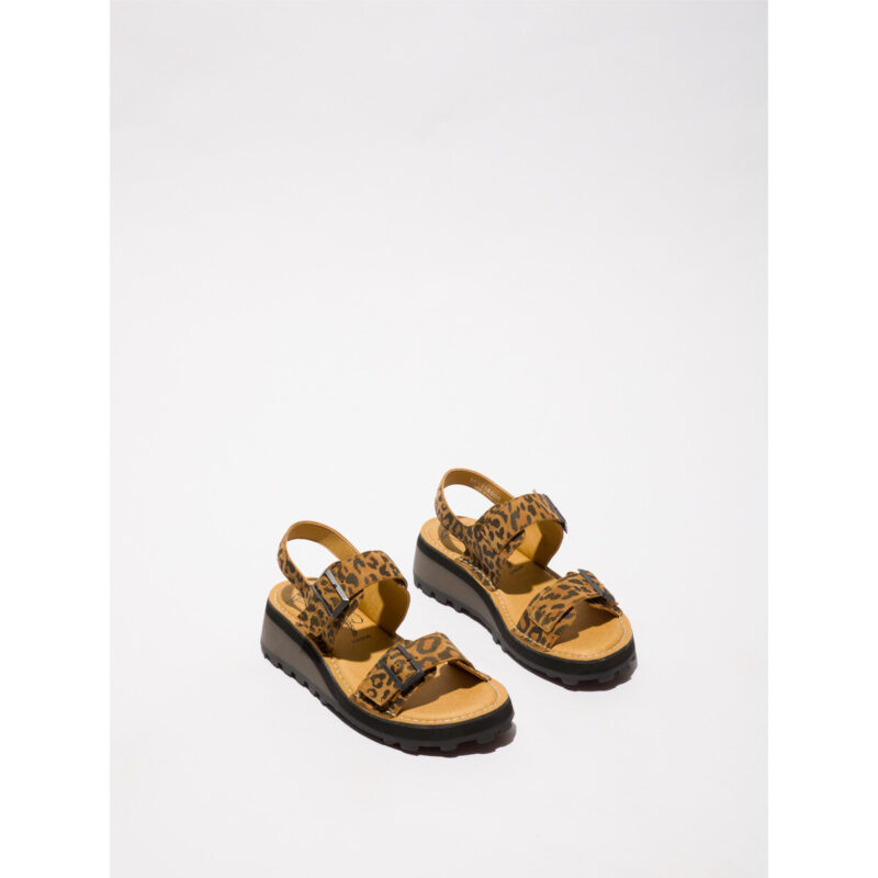 Fly London HEIF Giallo Sandali con zeppa Donna - 2