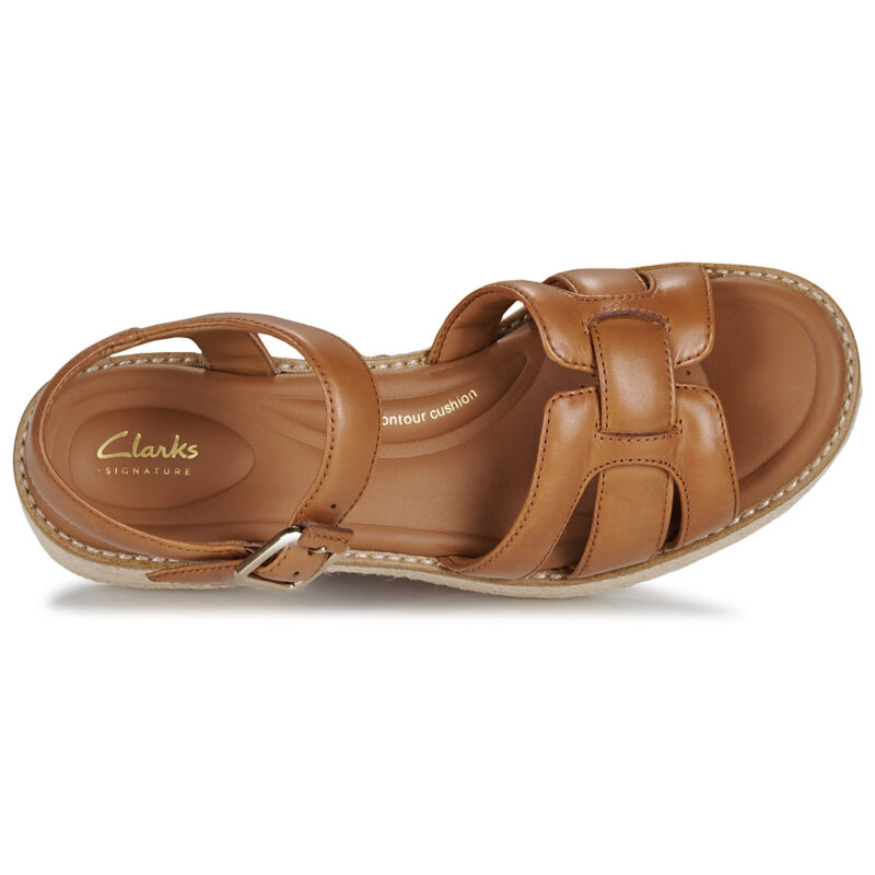 Clarks COLEDALE STRAP Marrone Sandali con zeppa Donna - 6