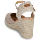 MTNG 51987 Beige Sandali con zeppa Donna - 5