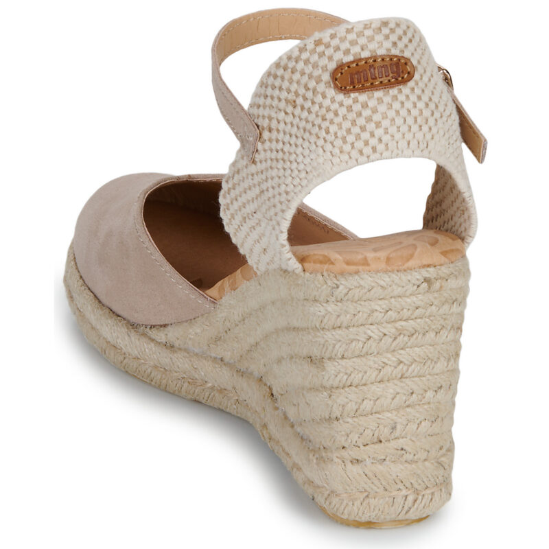MTNG 51987 Beige Sandali con zeppa Donna - 5
