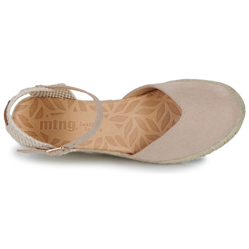 MTNG 51987 Beige Sandali con zeppa Donna - 6