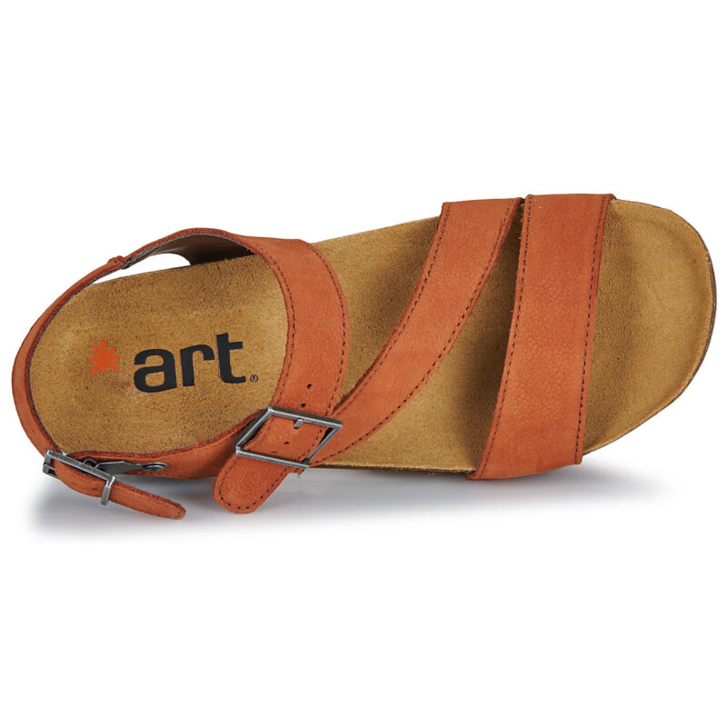 Art I BREATHE Brown Women's Low Sandals - 6