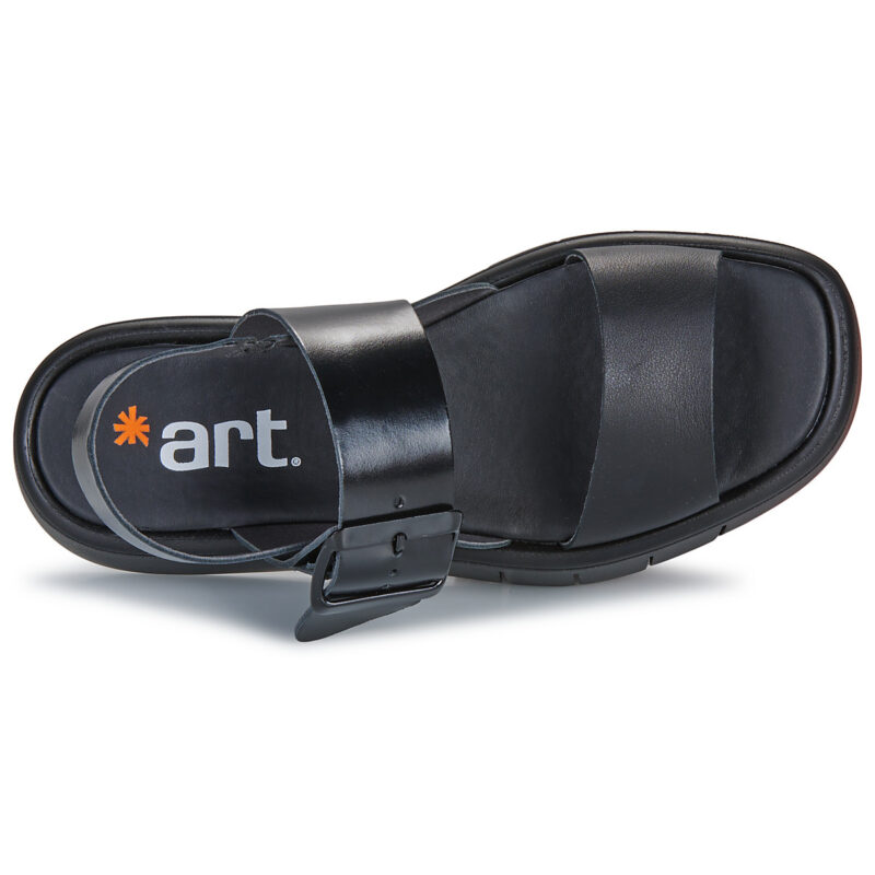 Art MALAGA Black Wedge Sandals Women - 6