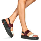 Art MALAGA Multicolor Women's Wedge Sandals - 8