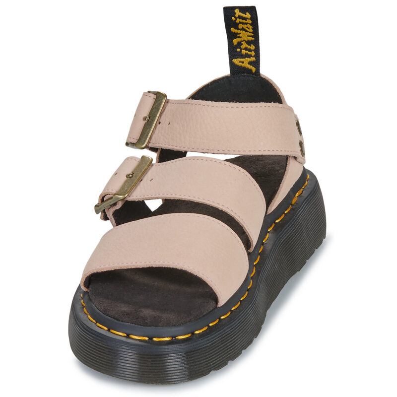 Dr. Martens Gryphon Quad Powder Pink Milled Nubuck Rosa Sandali con zeppa Donna - 3