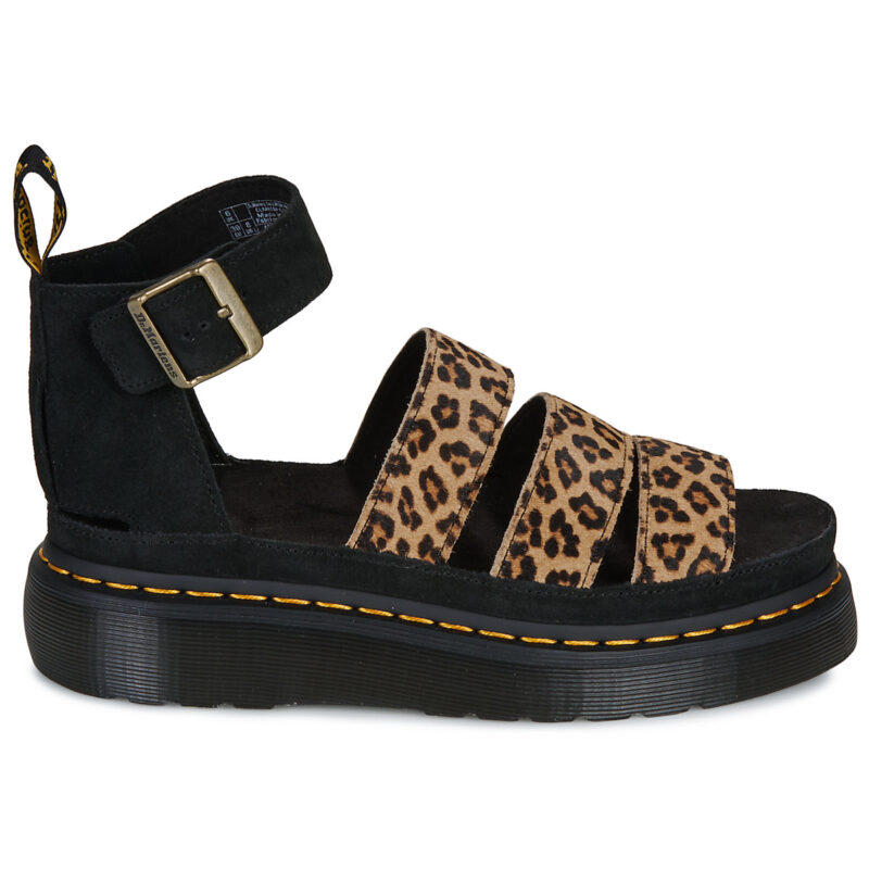 Dr. Martens Clarissa II Quad Sandal Mini Leopard Nero Sandali bassi Donna - 2