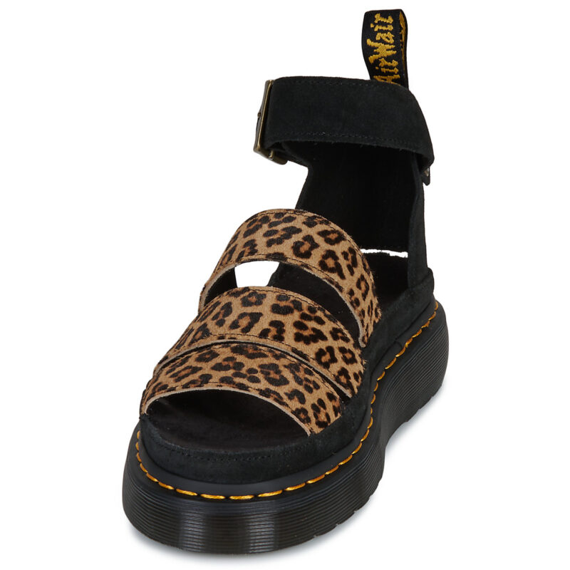 Dr. Martens Clarissa II Quad Sandal Mini Leopard Nero Sandali bassi Donna - 3