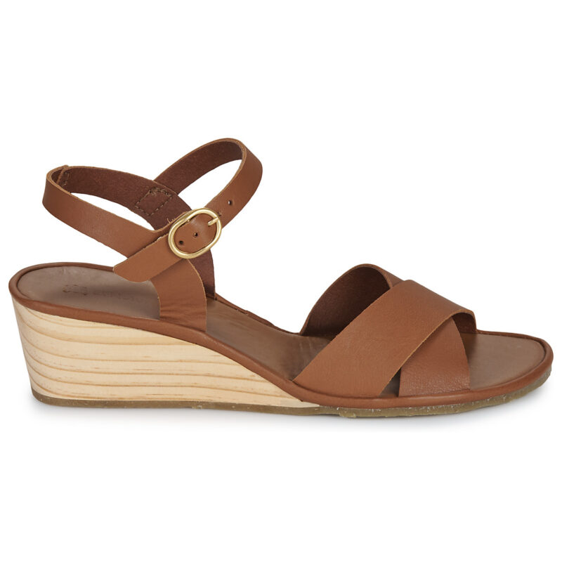 El Naturalista GAIA Marrone Sandali con zeppa Donna - 2