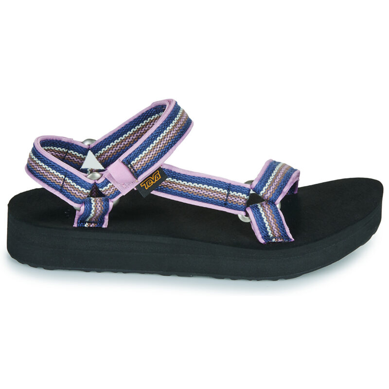 Teva Midform Universal Woven Nero Sandali con zeppa Donna - 2