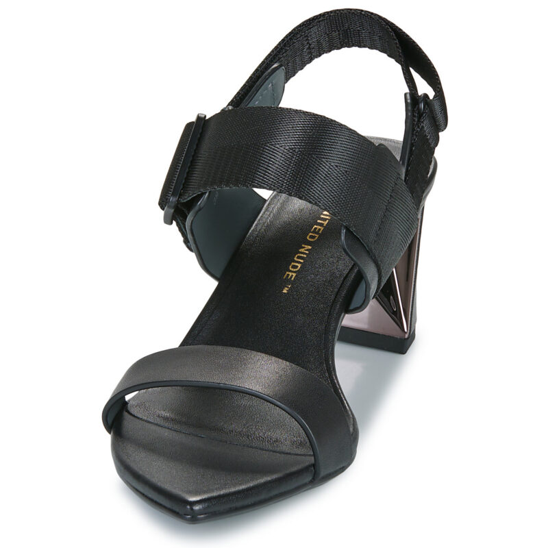 United nude POLY SOGA MID Nero Sandali con tacco Donna - 3