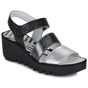 Fly London  P501575004  Nero Sandali con zeppa Donna
