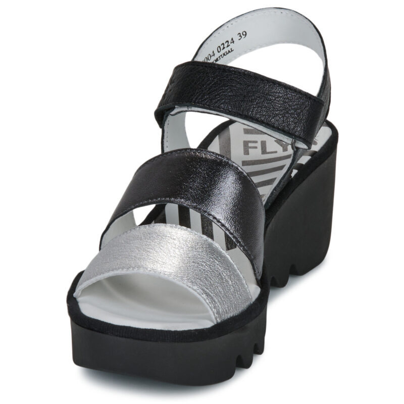 Fly London P501575004 Nero Sandali con zeppa Donna - 3