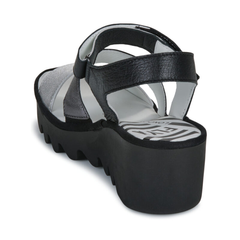 Fly London P501575004 Nero Sandali con zeppa Donna - 5