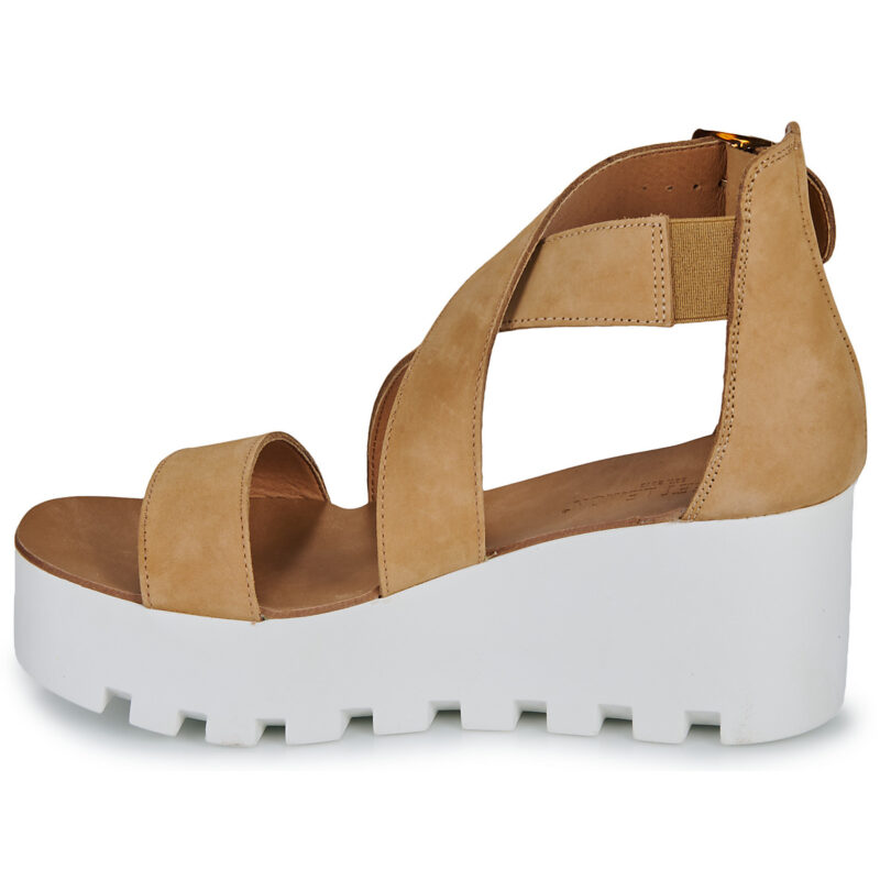 Sweet Lemon SUBWAY Marrone Sandali con zeppa Donna - 4