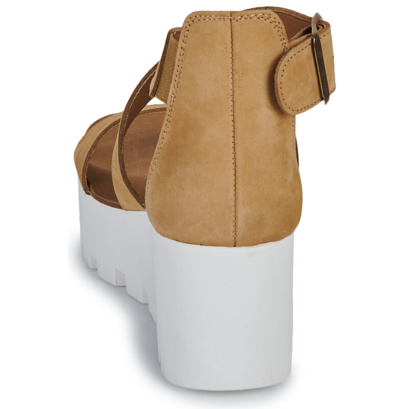 Sweet Lemon SUBWAY Marrone Sandali con zeppa Donna - 5