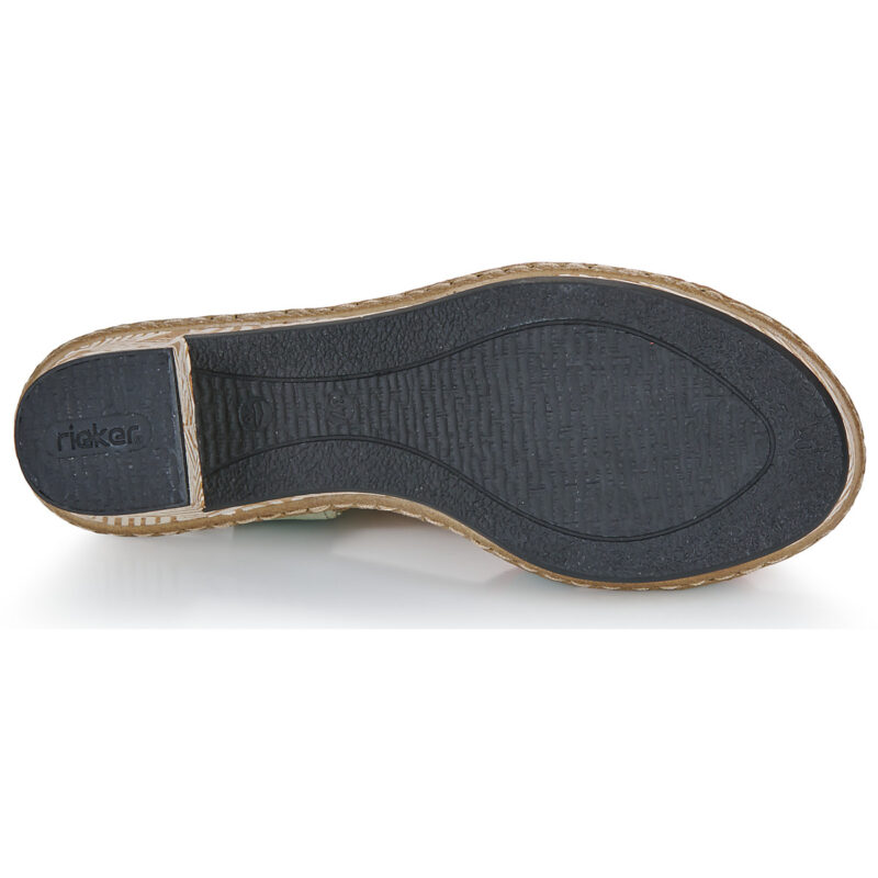 Rieker 63876-91 Verde Sandali con tacco Donna - 7