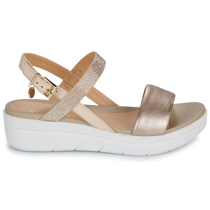 Stonefly AQUA III 22 Oro Sandali con zeppa Donna - 2