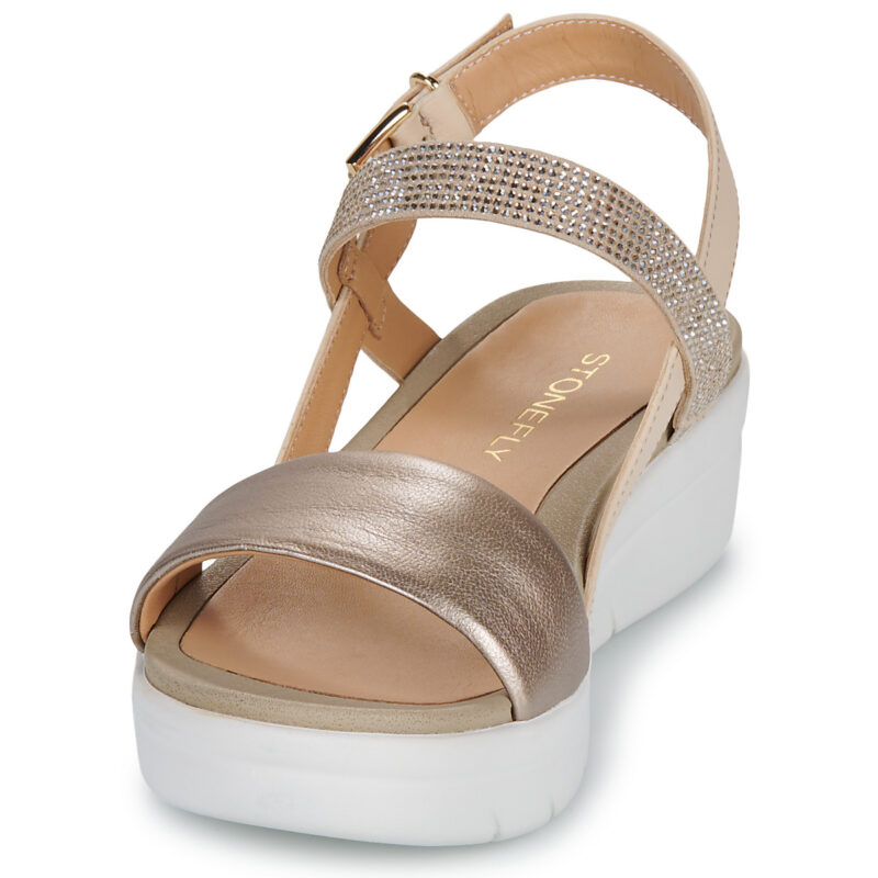 Stonefly AQUA III 22 Oro Sandali con zeppa Donna - 3