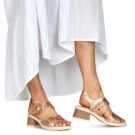 Casta UNIKA Oro Sandali con tacco Donna - 8