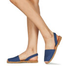 Minorquines AVARCA Blu Sandali bassi Donna - 8