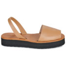 Minorquines AVARCA PLATJA PLATEFORME Marrone Sandali con zeppa Donna - 2