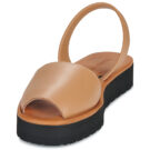 Minorquines AVARCA PLATJA PLATEFORME Marrone Sandali con zeppa Donna - 3