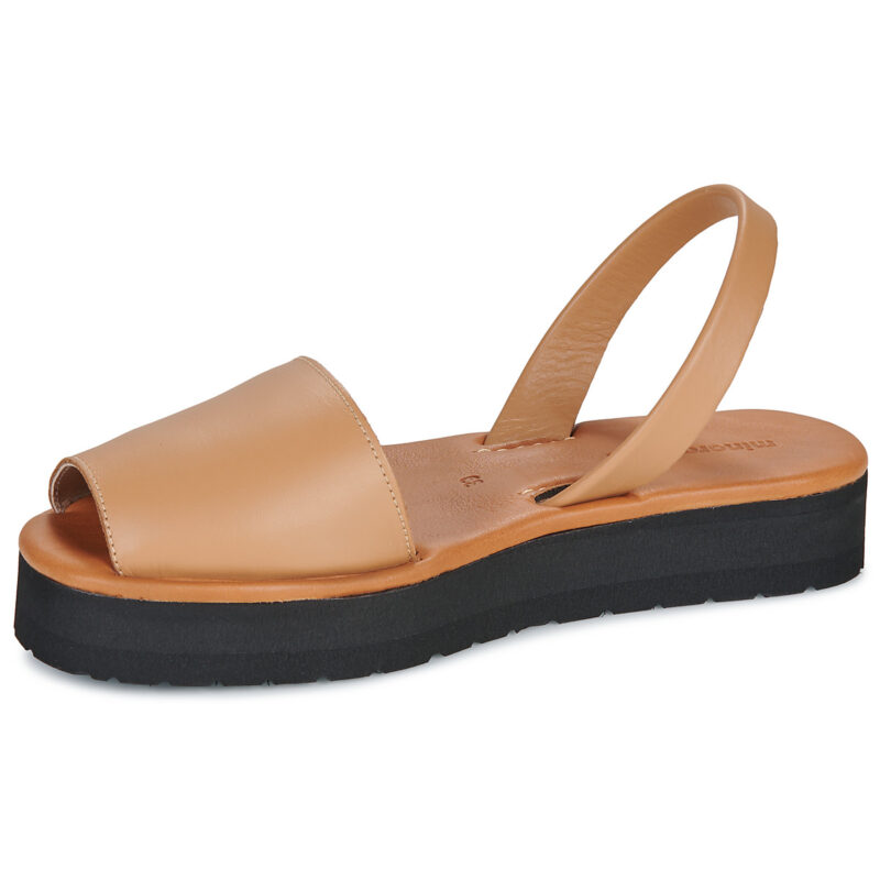 Minorquines AVARCA PLATJA PLATEFORME Marrone Sandali con zeppa Donna - 4