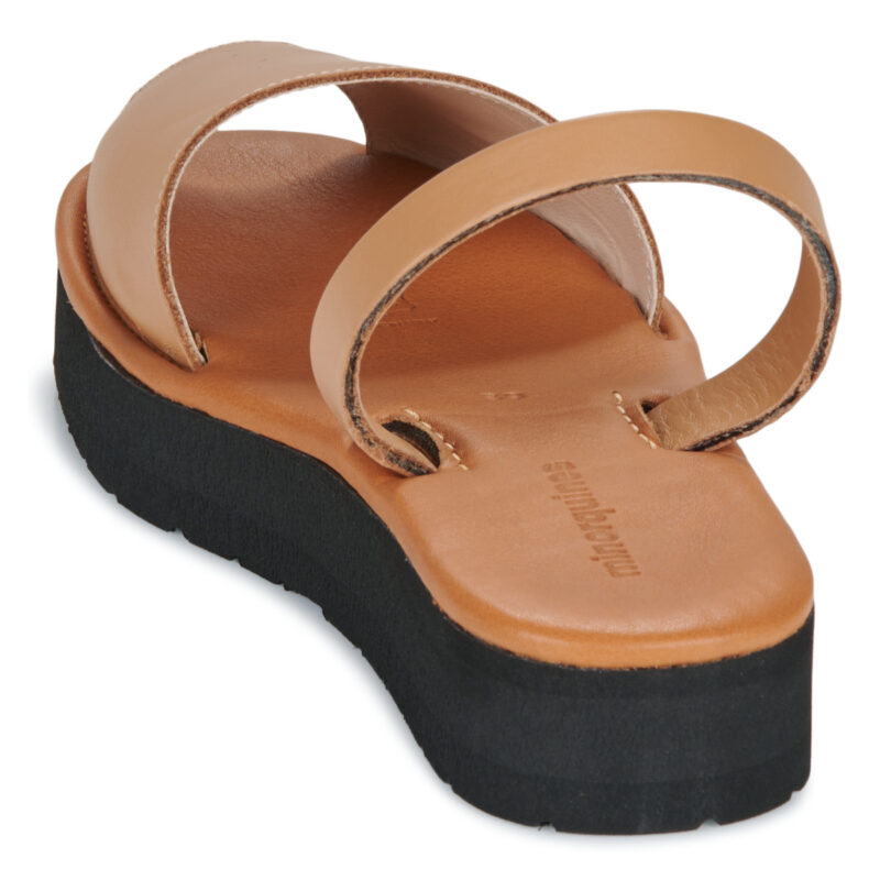 Minorquines AVARCA PLATJA PLATEFORME Marrone Sandali con zeppa Donna - 5
