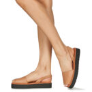 Minorquines AVARCA PLATJA PLATEFORME Marrone Sandali con zeppa Donna - 8