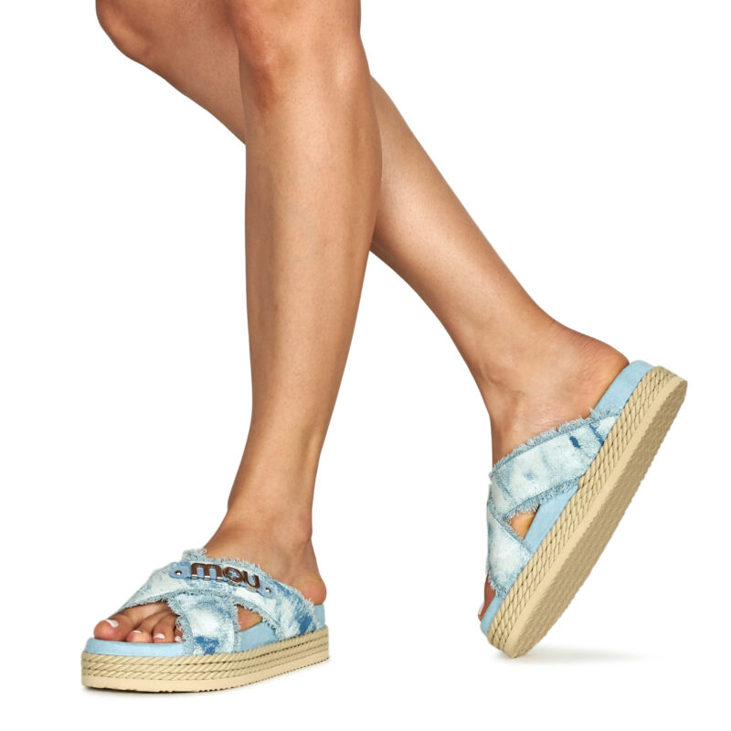 Mou MU.SW451010K Blu Sandali con zeppa Donna - 8