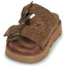 Mou Sandales compens&eacute;es marron pour femme MU.SW461008A - Pointure 3