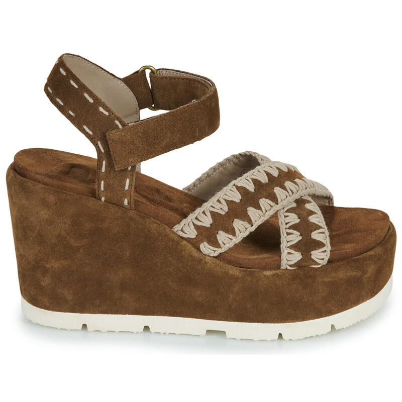 Mou MU.SW711000A Marrone Sandali con zeppa Donna - 2