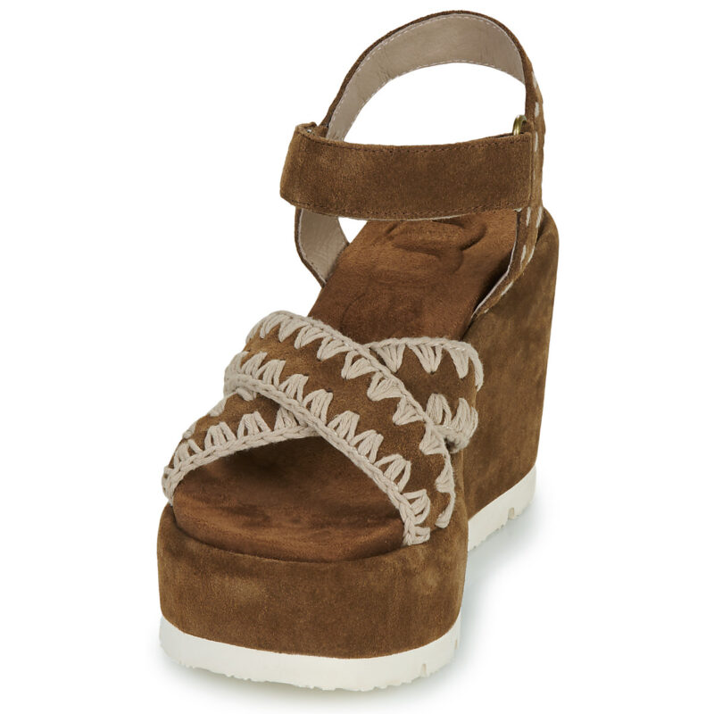 Mou MU.SW711000A Marrone Sandali con zeppa Donna - 3