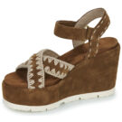 Mou MU.SW711000A Marrone Sandali con zeppa Donna - 4
