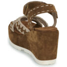 Mou MU.SW711000A Marrone Sandali con zeppa Donna - 5