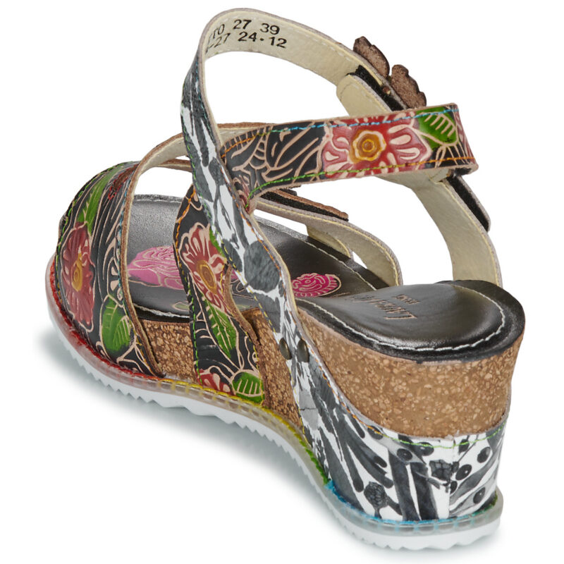 Laura Vita BONITO Multicolore Sandali con zeppa Donna - 5