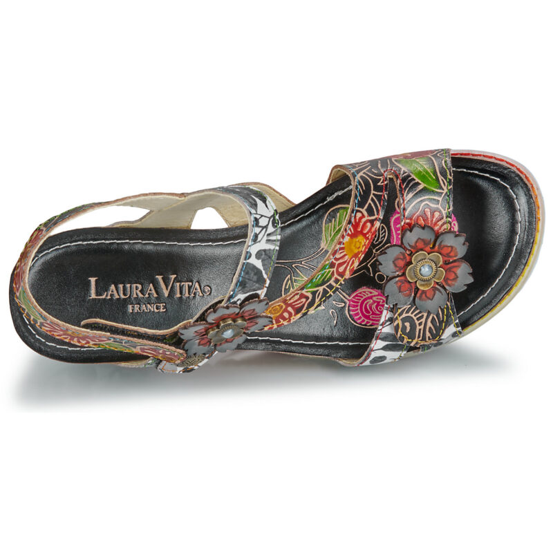 Laura Vita BONITO Multicolore Sandali con zeppa Donna - 6