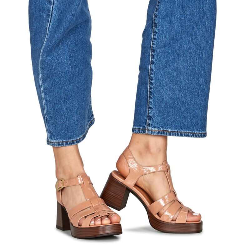Adige SIA Beige Heeled Sandals Women - 8
