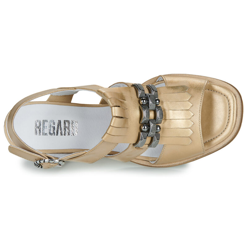Regard GAEL Oro Sandali con tacco Donna - 6