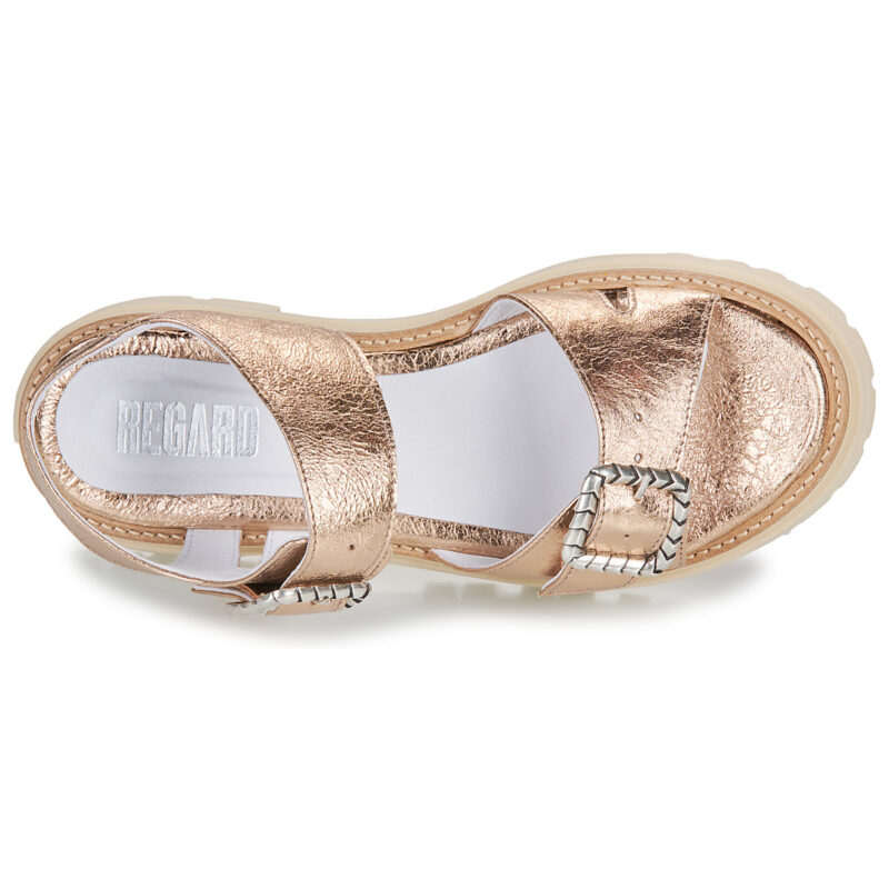 Regard COLINE Oro Sandali con zeppa Donna - 6