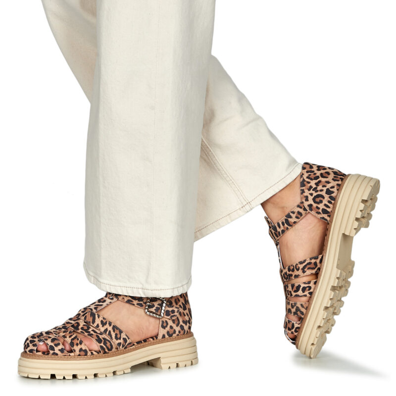Regard COME Marrone Sandali con zeppa Donna - 8