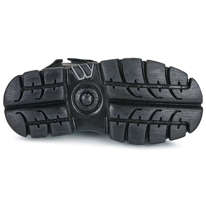 New Rock BIOS Nero Sandali con zeppa Donna - 7