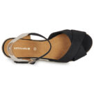 Tom Tailor THERESA Nero Sandali con zeppa Donna - 6