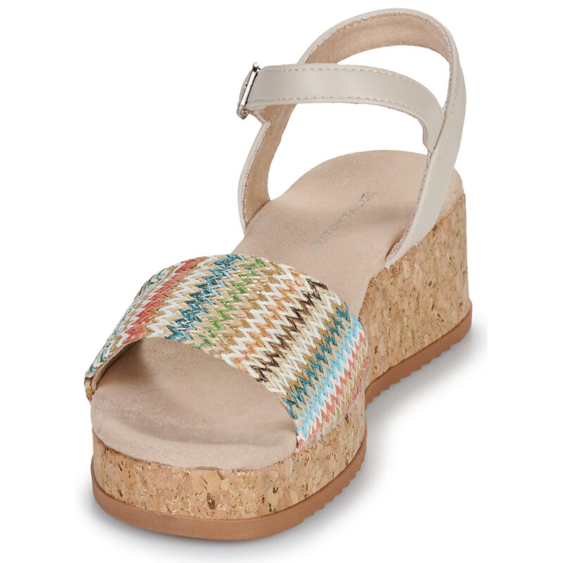 Tom Tailor CHANELL Multicolore Sandali con zeppa Donna - 3