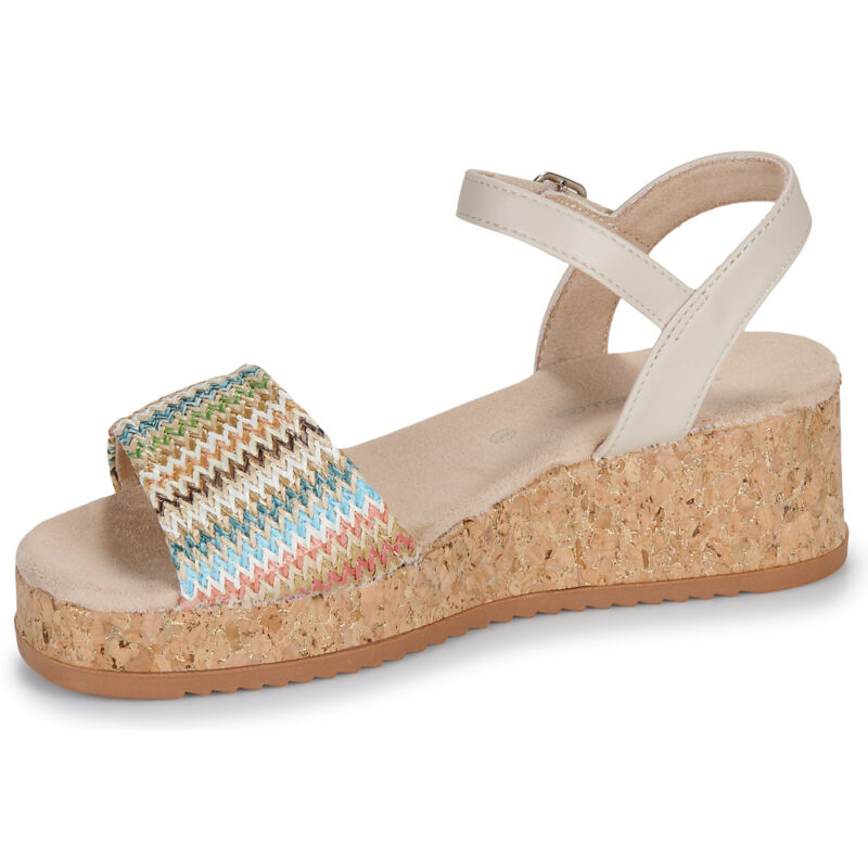 Tom Tailor CHANELL Multicolore Sandali con zeppa Donna - 4